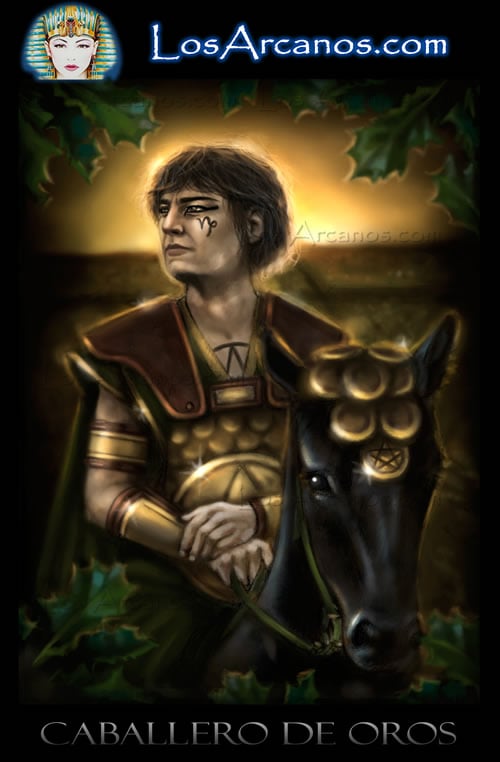 La Templanza y El Caballero de Oros