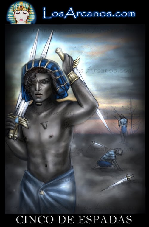 La Templanza y El Cinco de Espadas