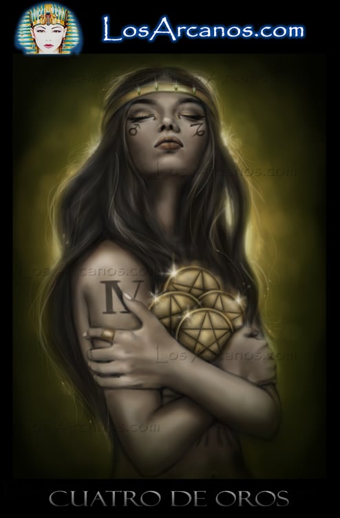 La Templanza y El Cuatro de Oros
