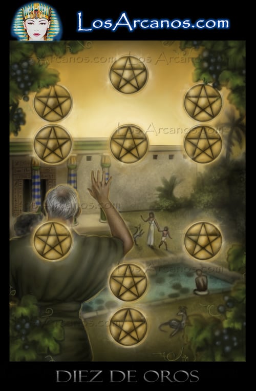 Tarot el DIEZ DE OROS