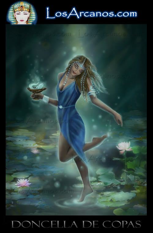 La Templanza y El Doncella de Copas