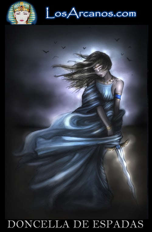 La Templanza y La Doncella de Espadas