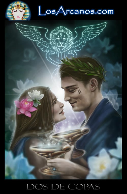 La Templanza y El Dos de Copas