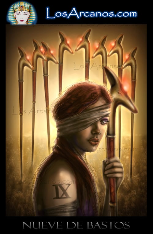 La Templanza y El Nueve de Bastos