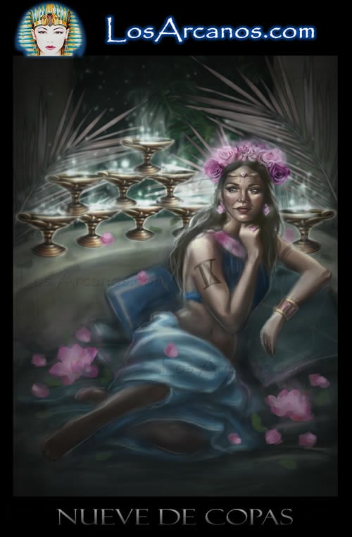 La Templanza y El Nueve de Copas