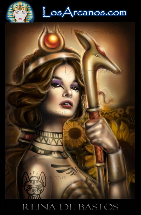 Tarot the QUEEN OF WANDS