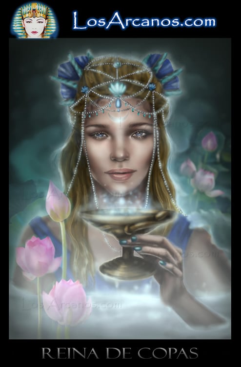 La Templanza y La Reina de Copas