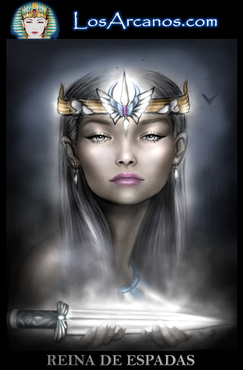 La Templanza y La Reina de Espadas