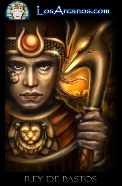 La Templanza y El Rey de Bastos