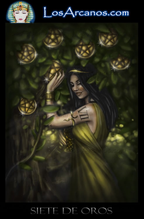 La Templanza y El Siete de Oros